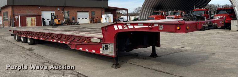 image for item FB0795 2007 Landoll 410 drop tilt deck equipment trailer