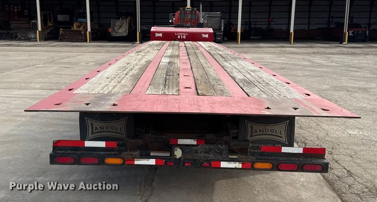 image for item FB0795 2007 Landoll 410 drop tilt deck equipment trailer