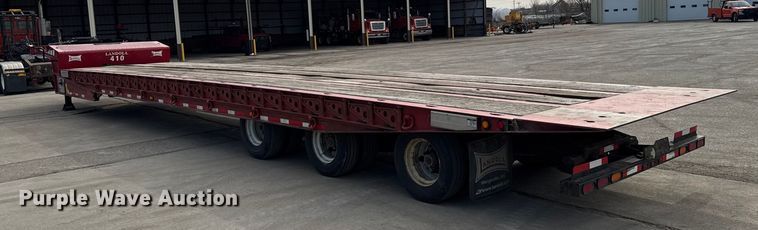 image for item FB0795 2007 Landoll 410 drop tilt deck equipment trailer