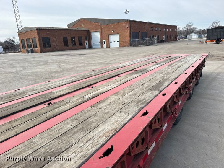 image for item FB0795 2007 Landoll 410 drop tilt deck equipment trailer