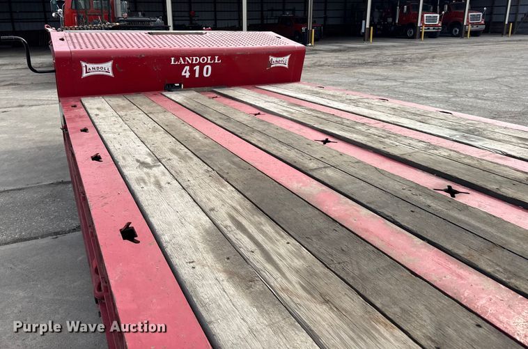 image for item FB0795 2007 Landoll 410 drop tilt deck equipment trailer