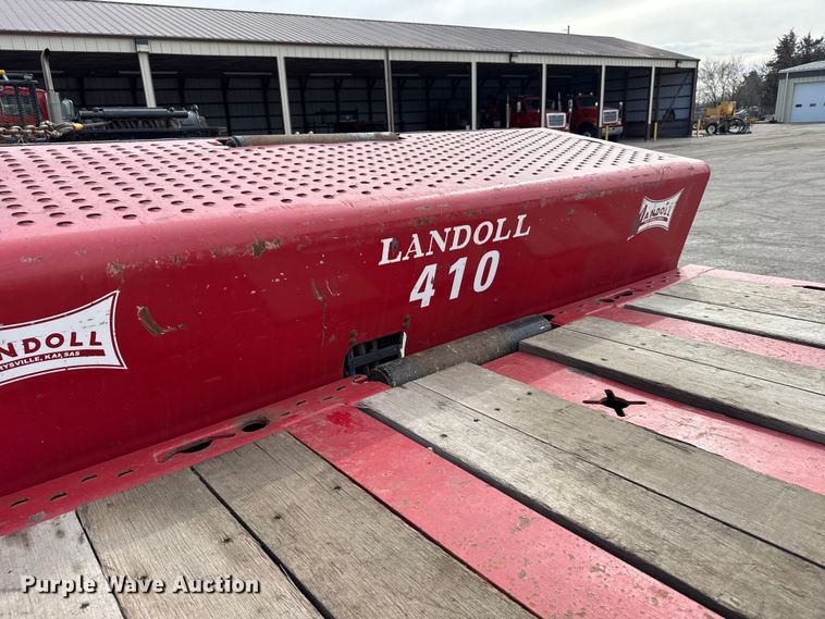 image for item FB0795 2007 Landoll 410 drop tilt deck equipment trailer