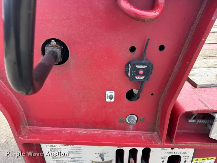 image for item FB0795 2007 Landoll 410 drop tilt deck equipment trailer