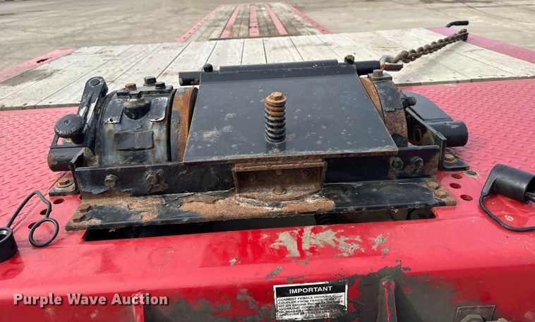 image for item FB0795 2007 Landoll 410 drop tilt deck equipment trailer