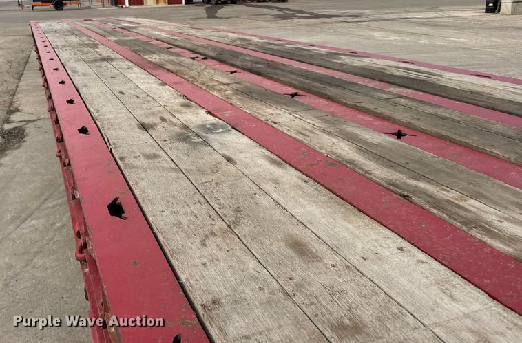 image for item FB0795 2007 Landoll 410 drop tilt deck equipment trailer