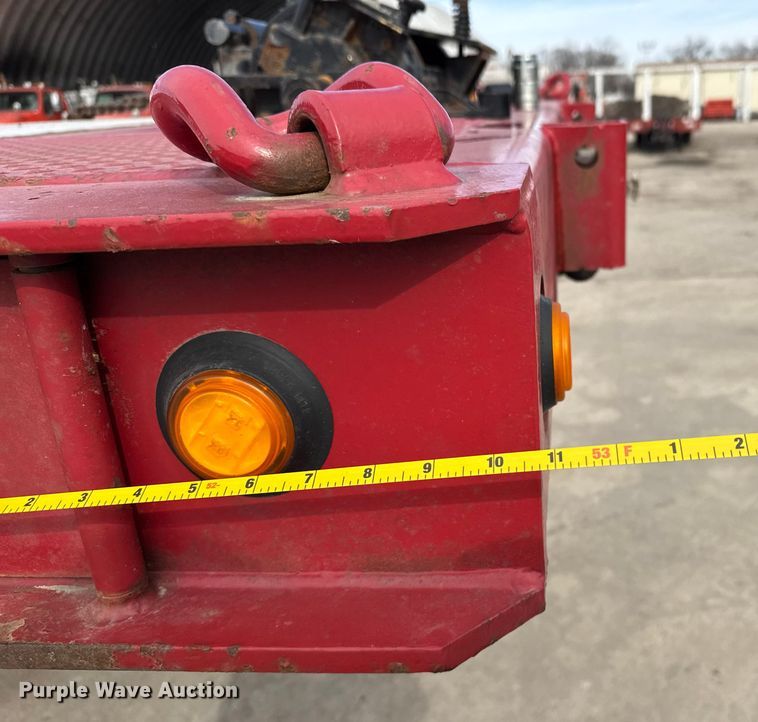 image for item FB0795 2007 Landoll 410 drop tilt deck equipment trailer