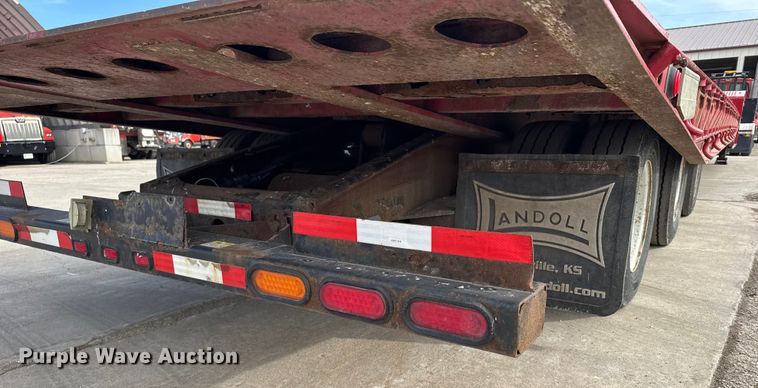 image for item FB0795 2007 Landoll 410 drop tilt deck equipment trailer