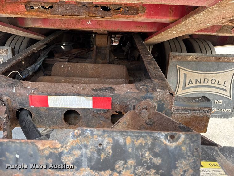 image for item FB0795 2007 Landoll 410 drop tilt deck equipment trailer