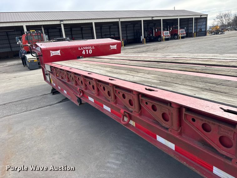 image for item FB0795 2007 Landoll 410 drop tilt deck equipment trailer