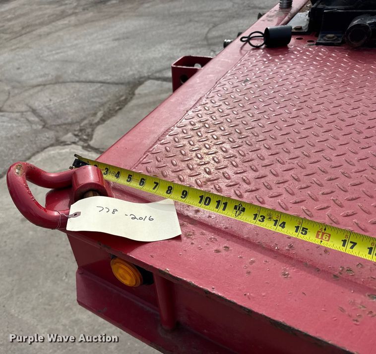 image for item FB0795 2007 Landoll 410 drop tilt deck equipment trailer