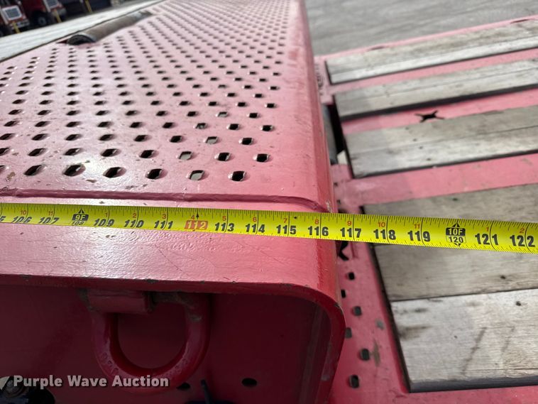 image for item FB0795 2007 Landoll 410 drop tilt deck equipment trailer