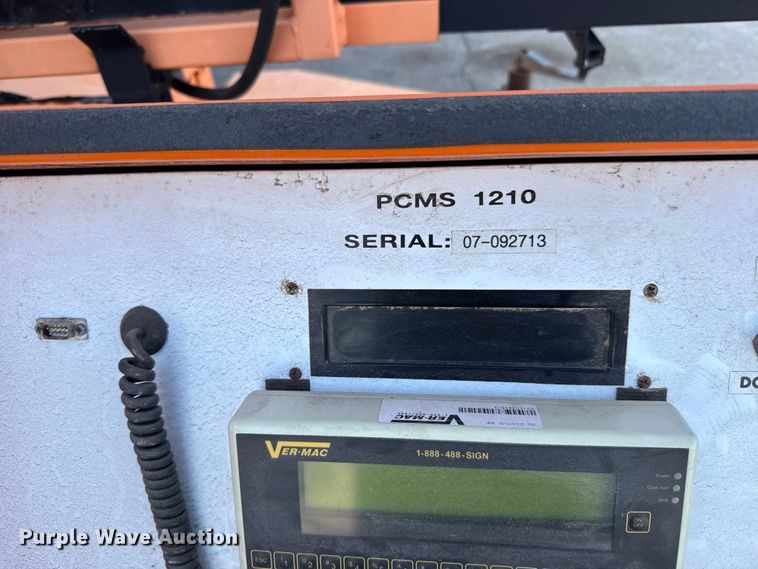 image for item FB0799 2007 Ver-Mac message board trailer