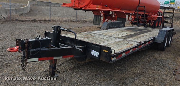 image for item FI0797 2002 Fannin Road Hog tilt deck equipment trailer