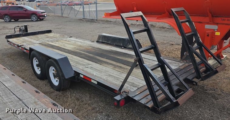 image for item FI0797 2002 Fannin Road Hog tilt deck equipment trailer