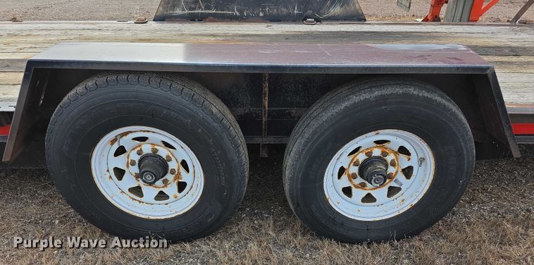image for item FI0797 2002 Fannin Road Hog tilt deck equipment trailer