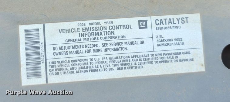 image for item FI0847 2008 Chevrolet Impala 