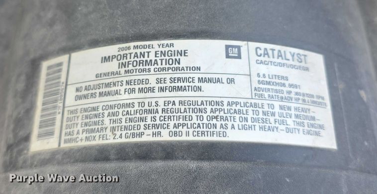 image for item FI0849 2007 Chevrolet Silverado 3500 Crew Cab pickup truck