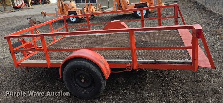 image for item FI0874 1993 Fannin tilt deck utility trailer