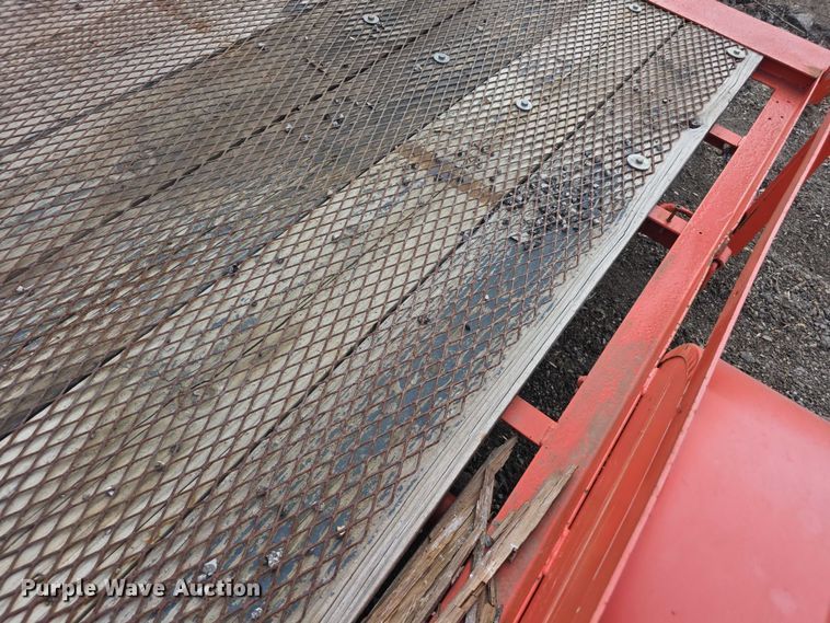 image for item FI0874 1993 Fannin tilt deck utility trailer