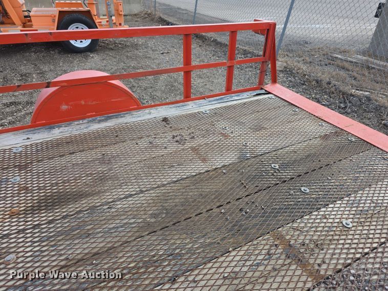 image for item FI0874 1993 Fannin tilt deck utility trailer