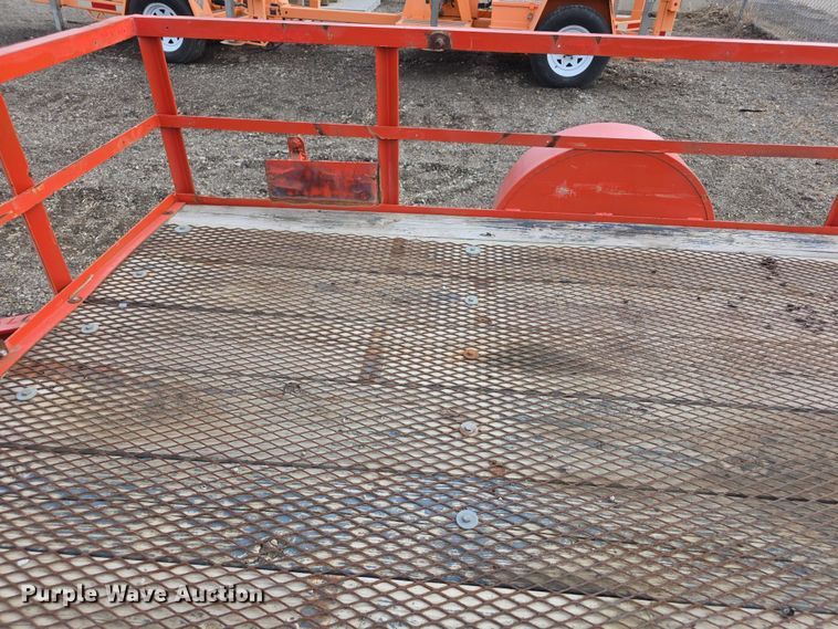 image for item FI0874 1993 Fannin tilt deck utility trailer