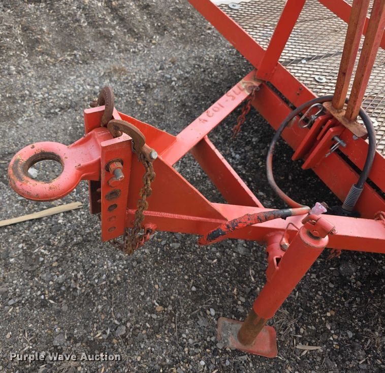 image for item FI0874 1993 Fannin tilt deck utility trailer