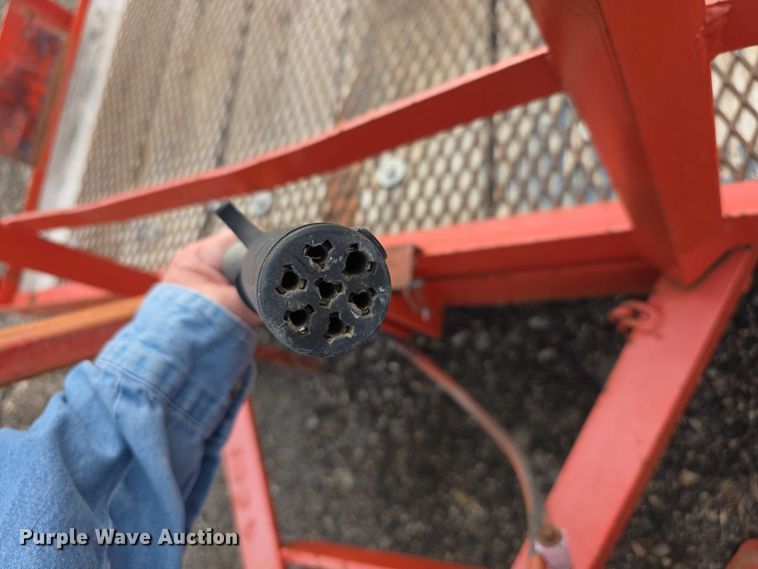 image for item FI0874 1993 Fannin tilt deck utility trailer