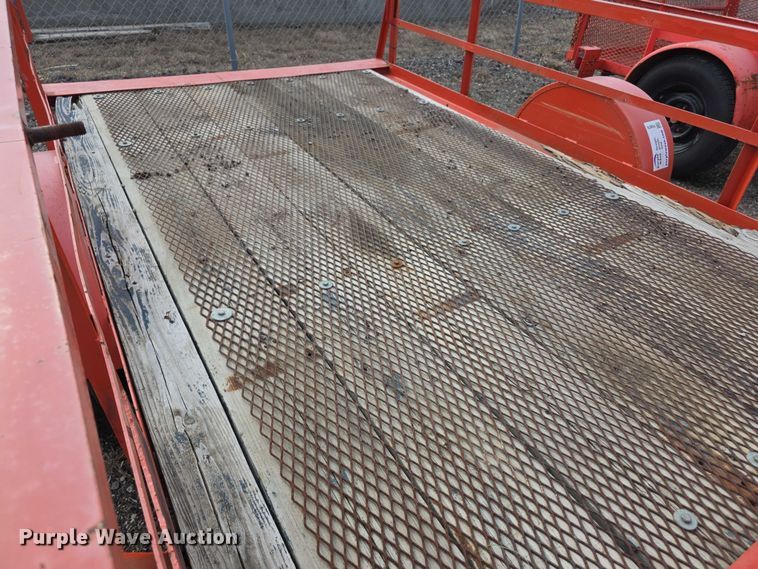 image for item FI0874 1993 Fannin tilt deck utility trailer