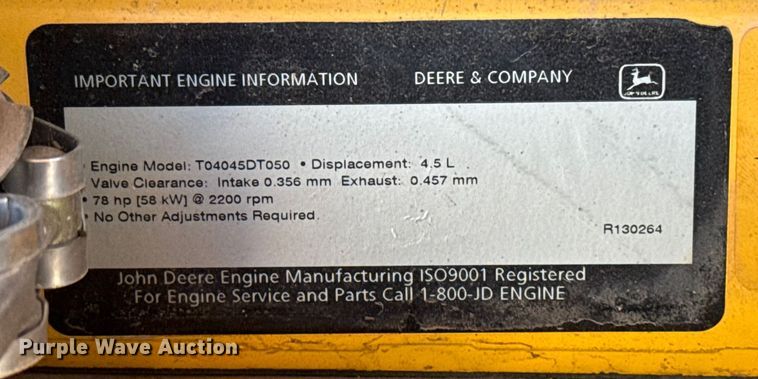 image for item DQ4256 John Deere 486E forklift