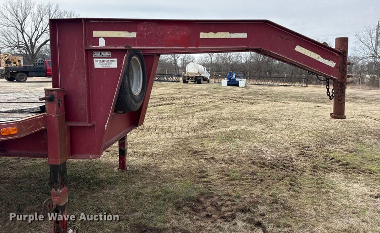 image for item DQ4269 1998 Coose Trailer Mfg. Inc. equipment trailer