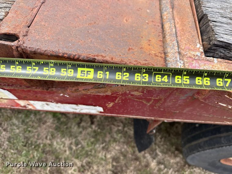 image for item DQ4269 1998 Coose Trailer Mfg. Inc. equipment trailer