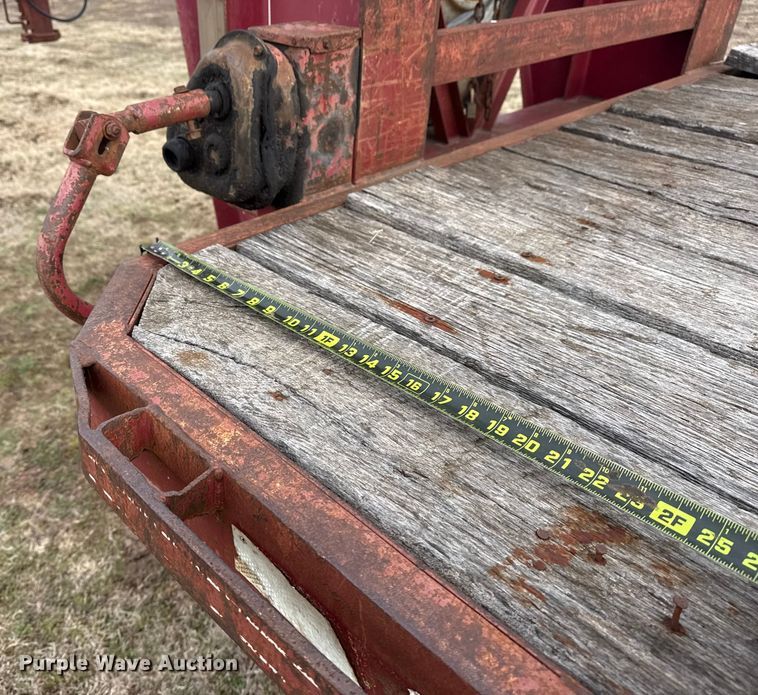 image for item DQ4269 1998 Coose Trailer Mfg. Inc. equipment trailer