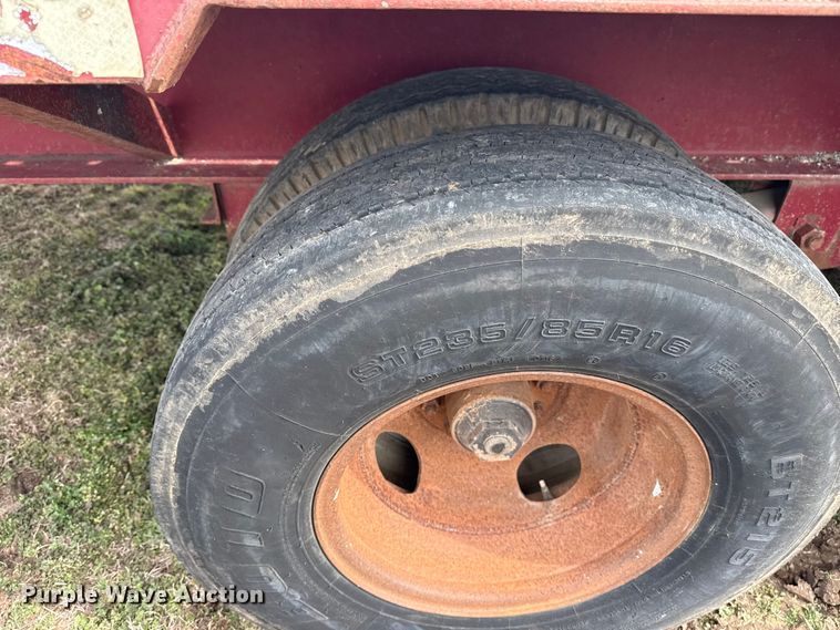 image for item DQ4269 1998 Coose Trailer Mfg. Inc. equipment trailer