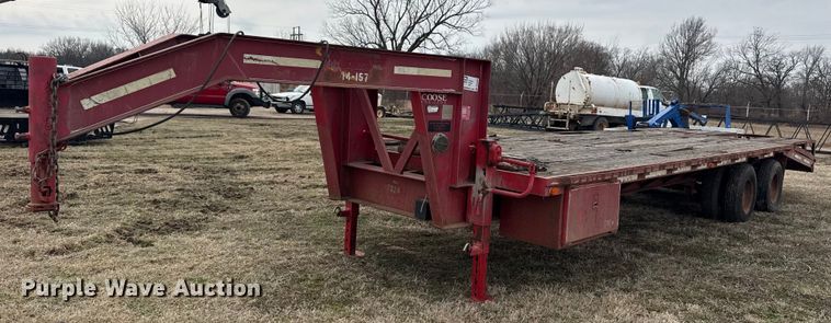image for item DQ4280 2001 Coose Trailer Mfg. Inc equipment trailer