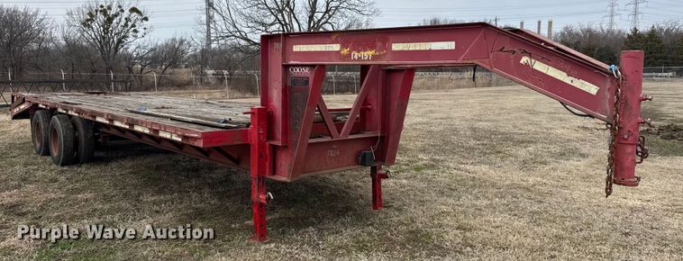 image for item DQ4280 2001 Coose Trailer Mfg. Inc equipment trailer