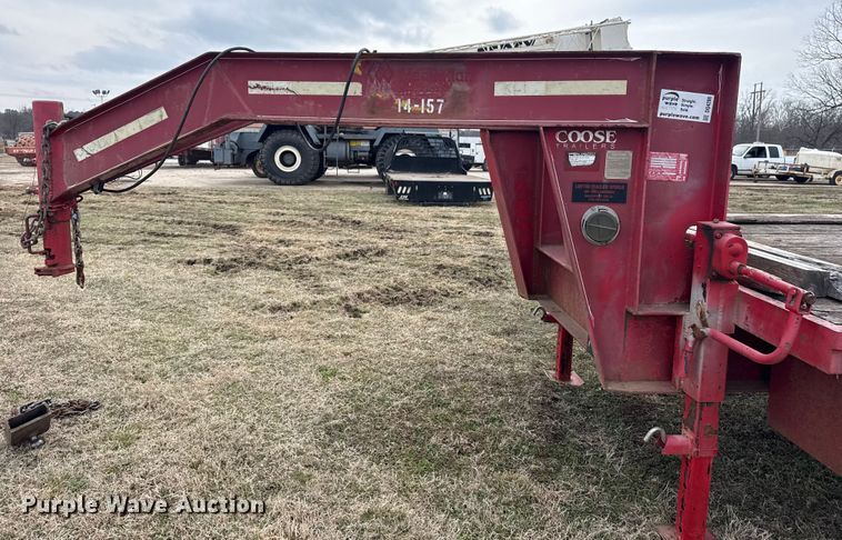 image for item DQ4280 2001 Coose Trailer Mfg. Inc equipment trailer