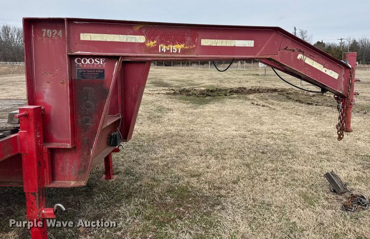 image for item DQ4280 2001 Coose Trailer Mfg. Inc equipment trailer