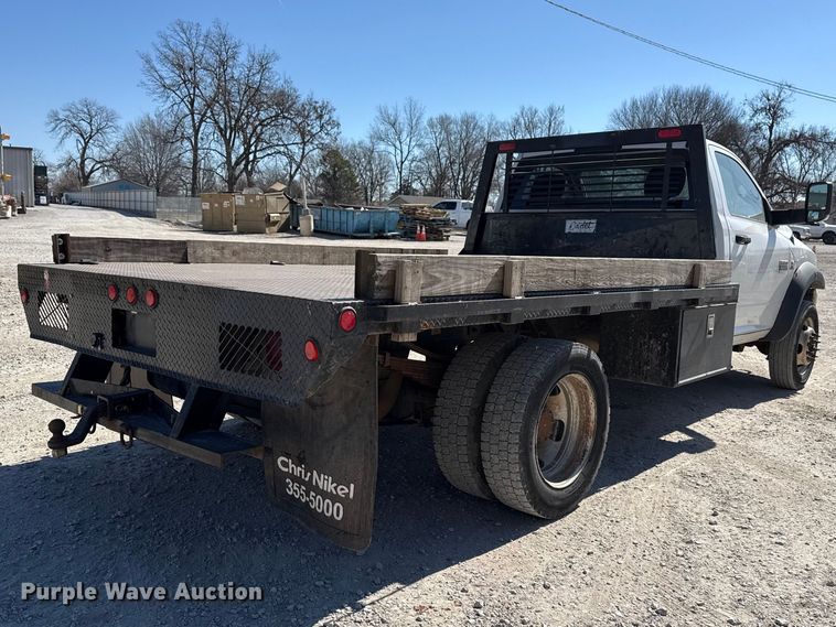 image for item DQ4331 2011 Dodge Ram 5500 flatbed truck