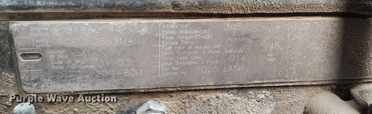 image for item DT0953 2000 Volvo WX refuse truck