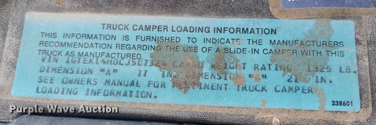 image for item DT0956 1982 GMC K10 pickup truck