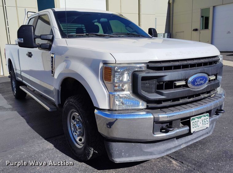 image for item DT0964 2020 Ford F250 Super Duty Ext. Cab pickup truck