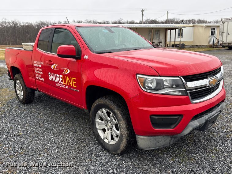 image for item DT2849 2017 Chevrolet Colorado Ext. Cab pickup truck