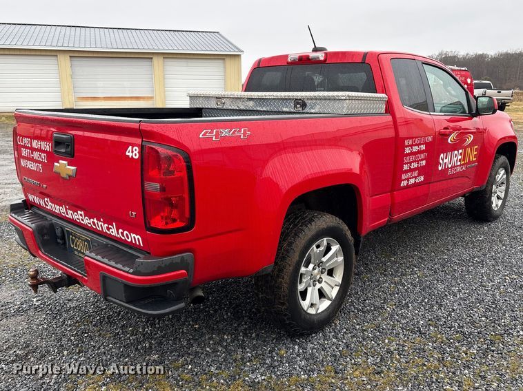 image for item DT2849 2017 Chevrolet Colorado Ext. Cab pickup truck