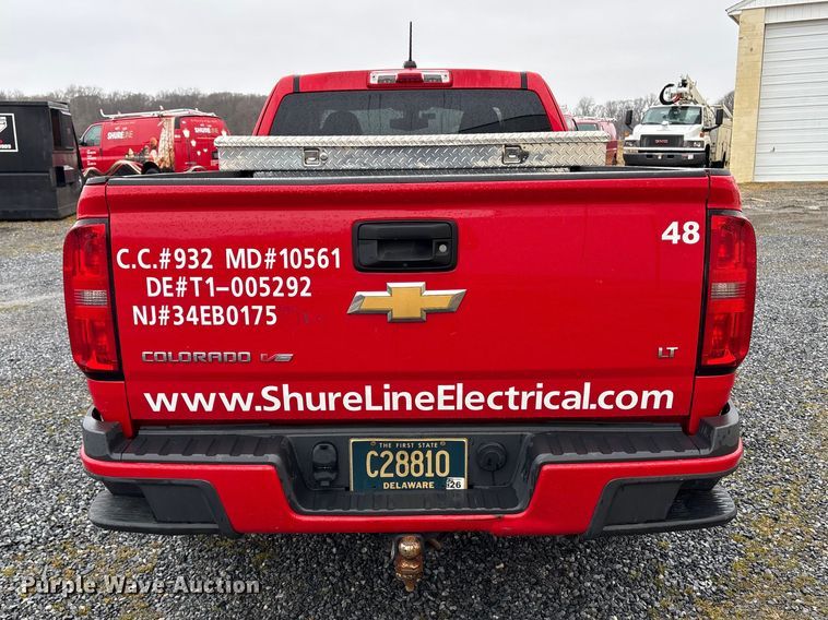 image for item DT2849 2017 Chevrolet Colorado Ext. Cab pickup truck