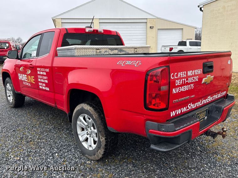 image for item DT2849 2017 Chevrolet Colorado Ext. Cab pickup truck