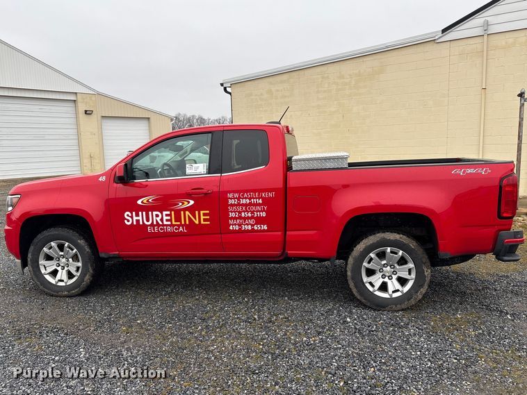 image for item DT2849 2017 Chevrolet Colorado Ext. Cab pickup truck