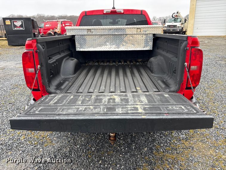 image for item DT2849 2017 Chevrolet Colorado Ext. Cab pickup truck