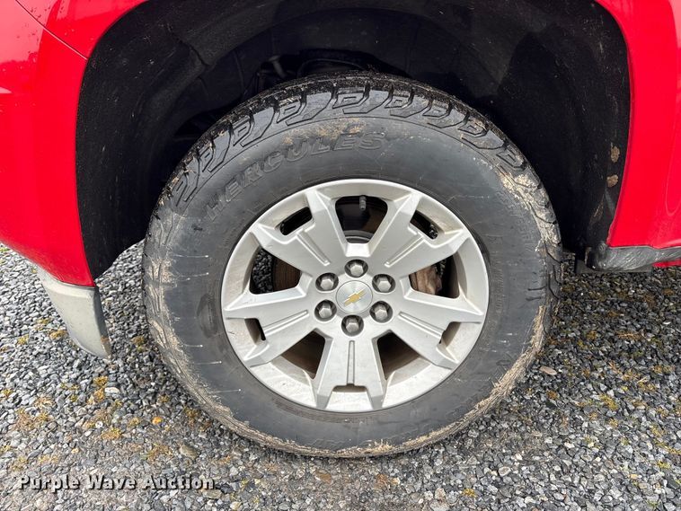 image for item DT2849 2017 Chevrolet Colorado Ext. Cab pickup truck