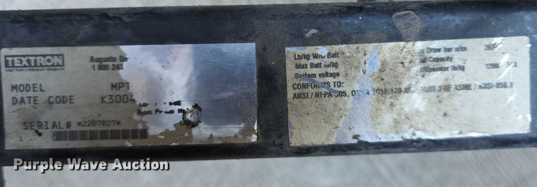 image for item DZ3961 2004 EZ GO  MPT 1200 golf cart