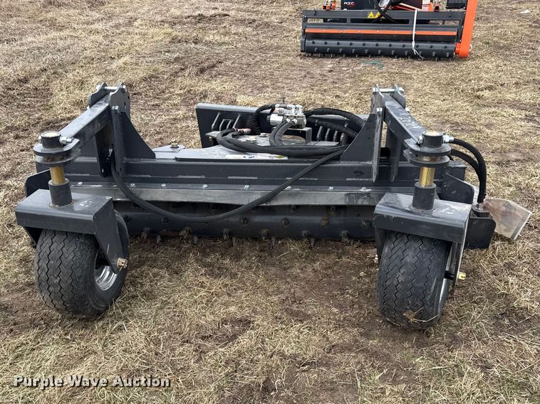 image for item DZ4343 2025 Land Honor skid steer power rake